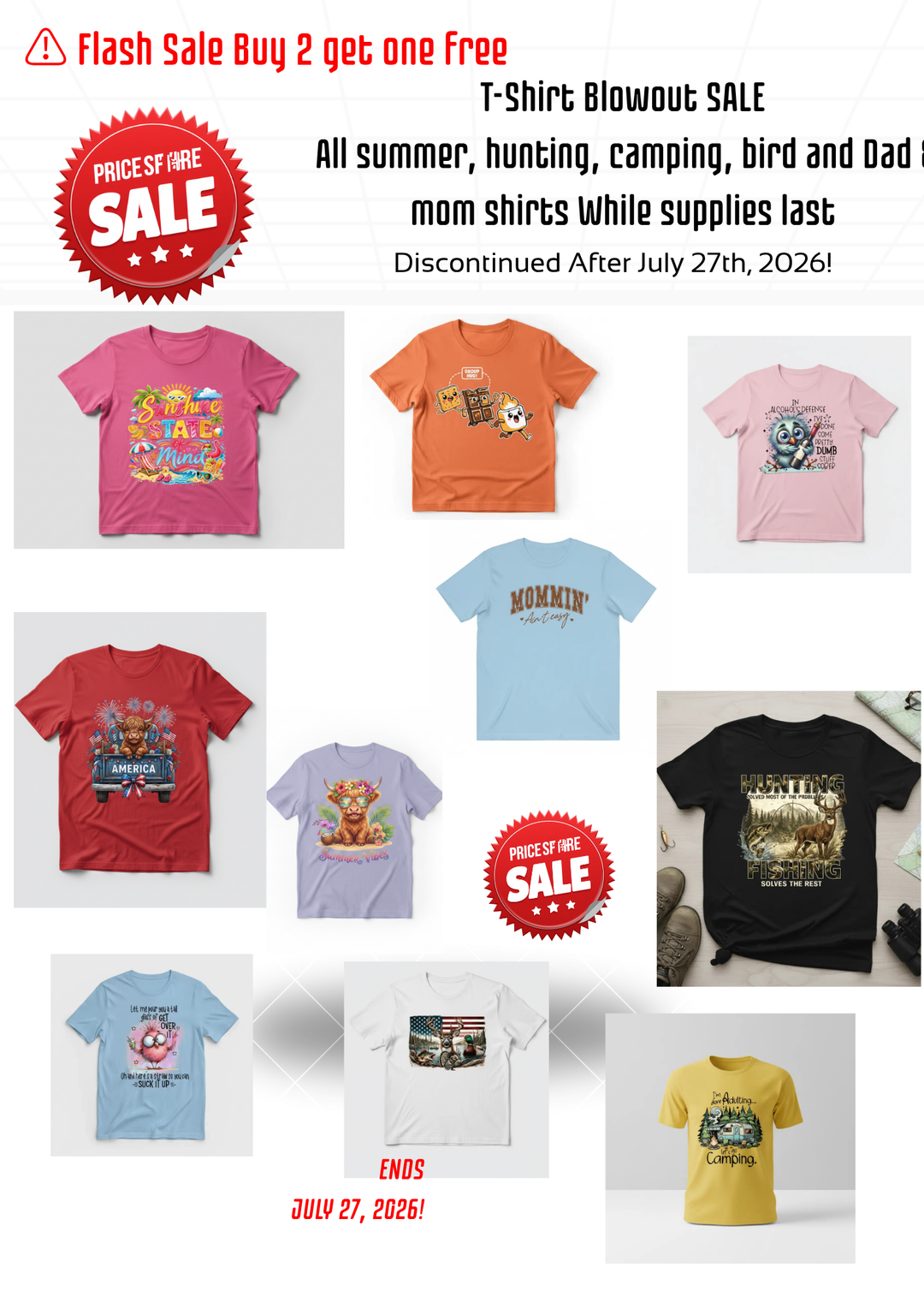 Flash Sale Buy 2 Get 1 Free