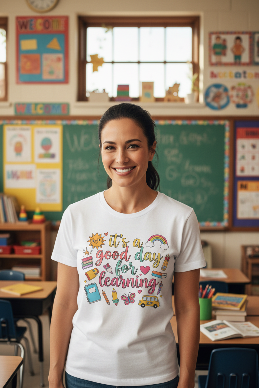 Exclusive Back to School Graphic Tees collection banner showcasing custom teacher shirts, classroom apparel, and grade tees for the 2026 school year.