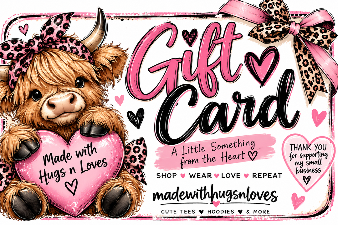 Gift cards MadewithHugsnLoves