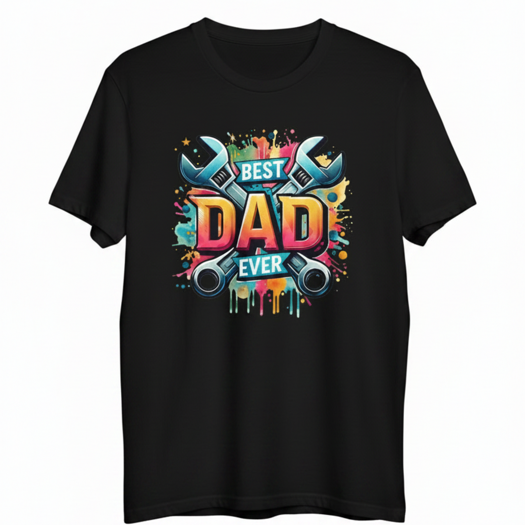 Best Dad Ever Ghost Tee