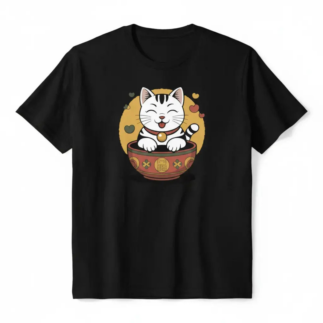 Black T-shirt mockup