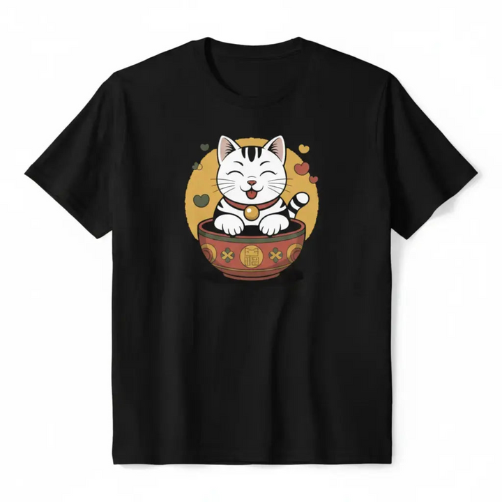 Black T-shirt mockup