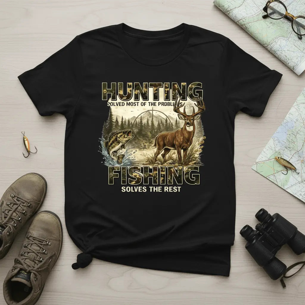 Black T-Shirt Mockup