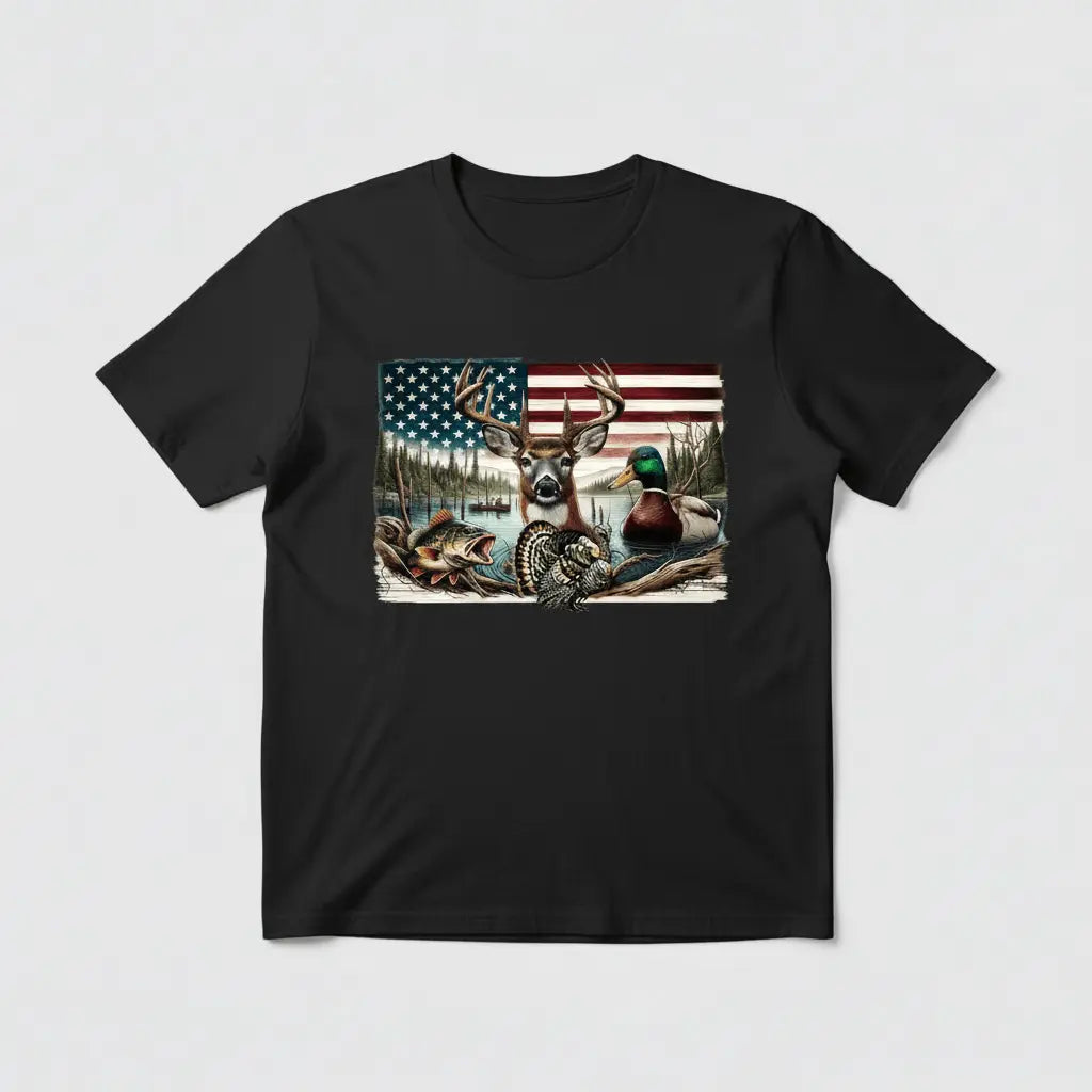 Black T-Shirt Mockup