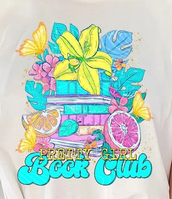 Pretty Girl Book Club T-Shirt MadewithHugsnLoves