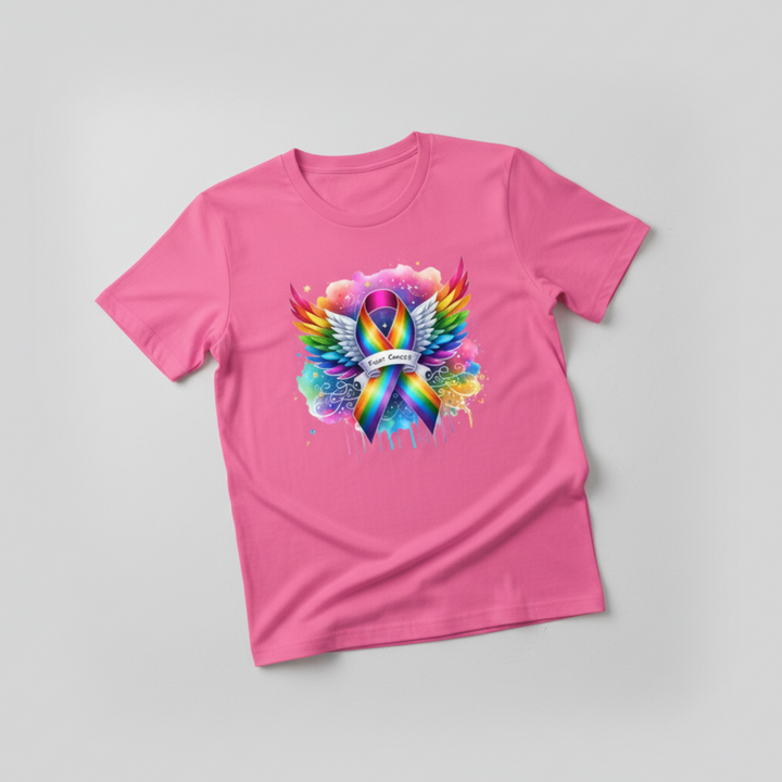 Fight Cancer Pink T-Shirt Mockup