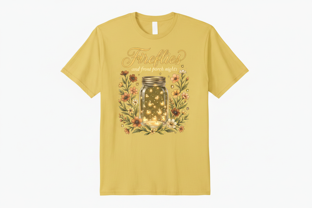 Fireflies Tee - Yellow