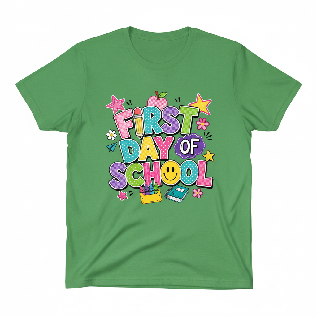 Green tee mockup