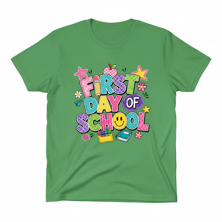 Green tee mockup