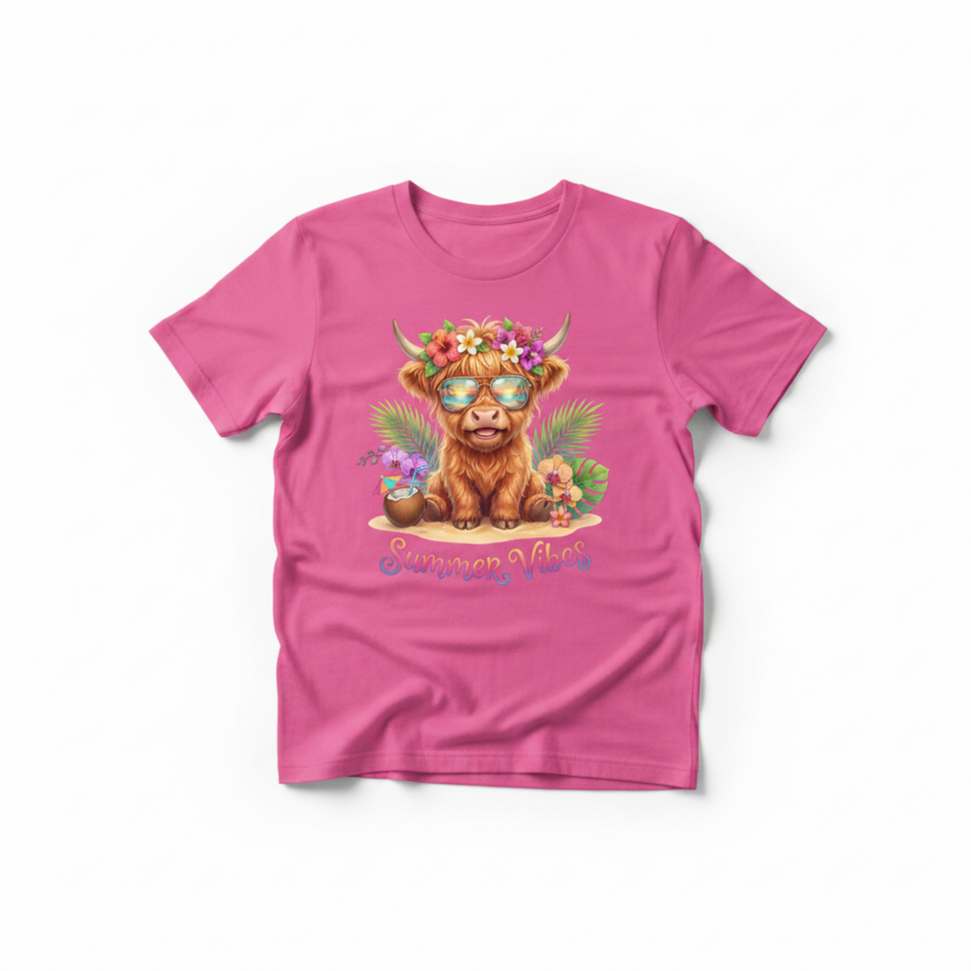 Hot Pink T-Shirt Mockup