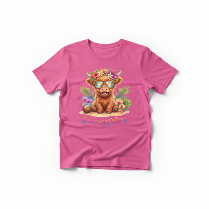 Hot Pink T-Shirt Mockup