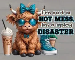 I'm Not a Hot Mess, I'm a Spicy Disaster T-Shirt MadewithHugsnLoves