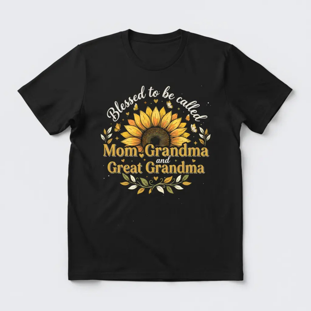 Blessed to be Called black t-shirt mockup