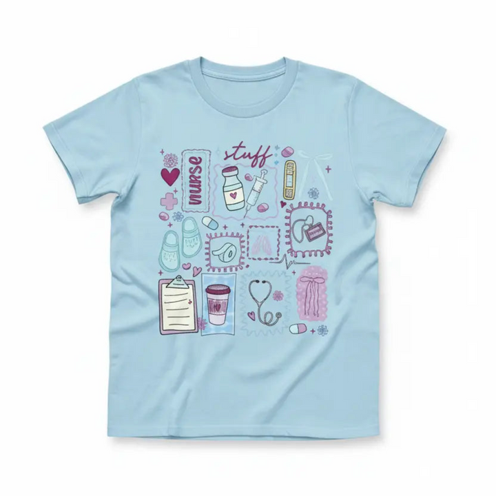 Light Blue Nurse Tee