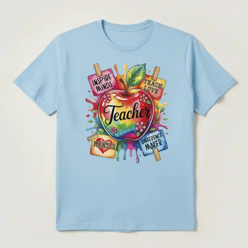 Light Blue T-Shirt Mockup