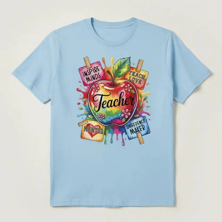 Light Blue T-Shirt Mockup