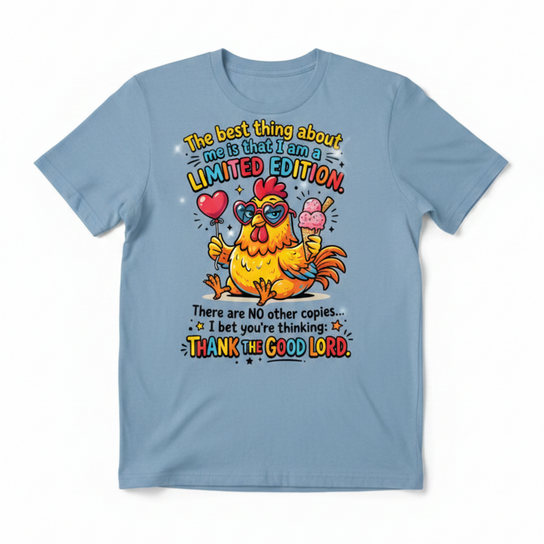 Light Blue T-shirt Mockup