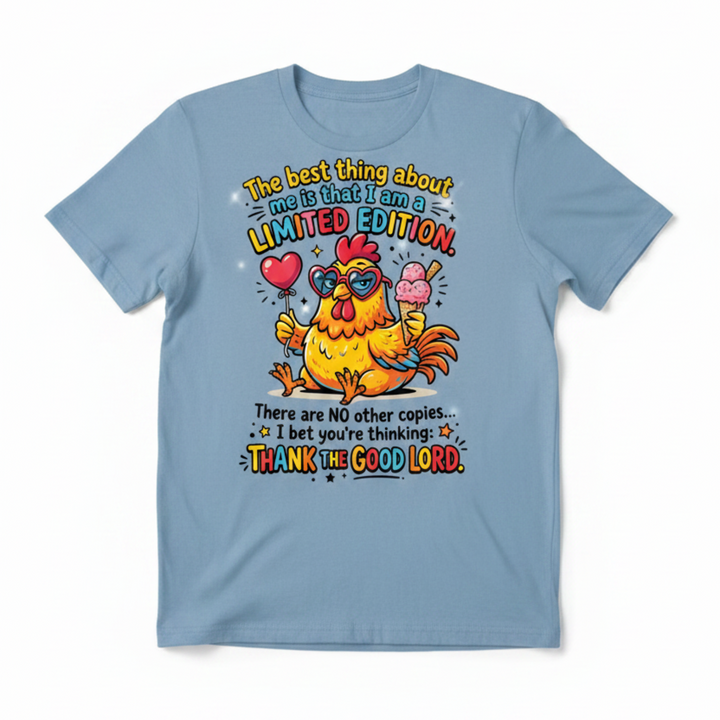 Light Blue T-shirt Mockup