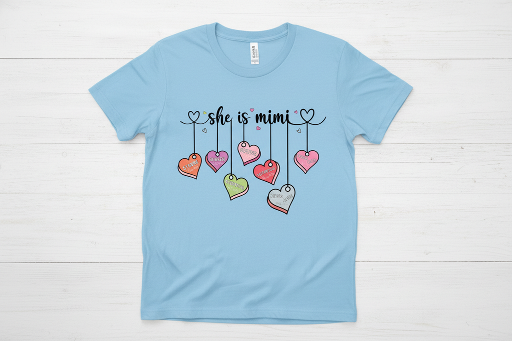 Light blue T-shirt mockup