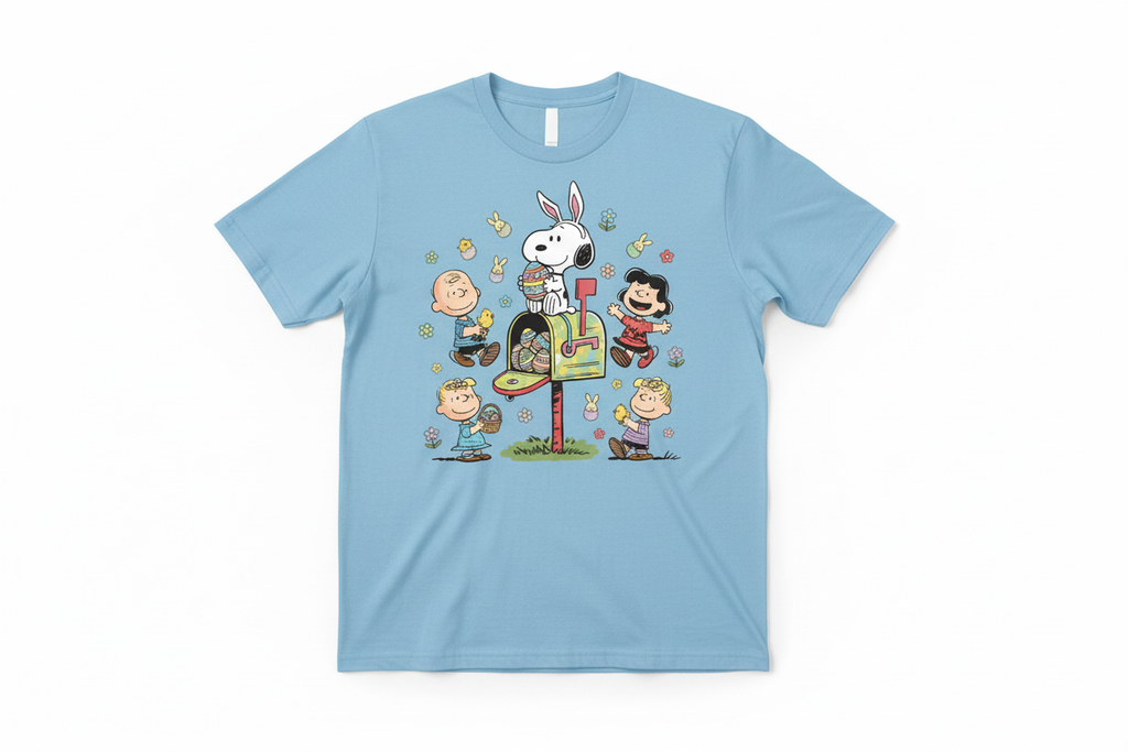 Light Blue T-Shirt Mockup