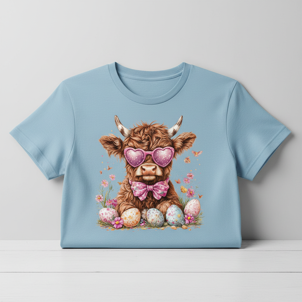 Light Blue T-Shirt Mockup