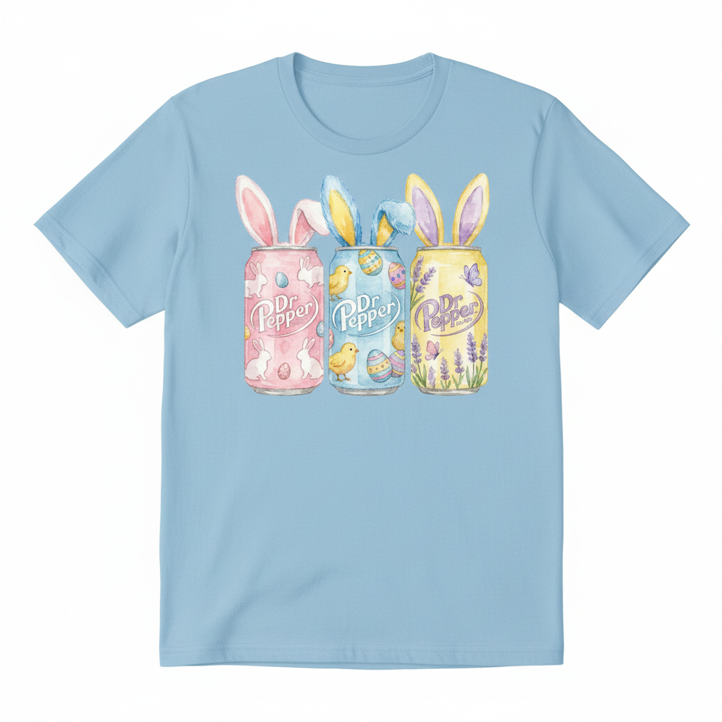 Light Blue T-Shirt Mockup