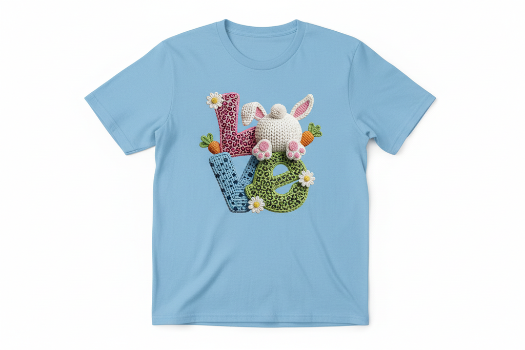 Light Blue T-Shirt Mockup