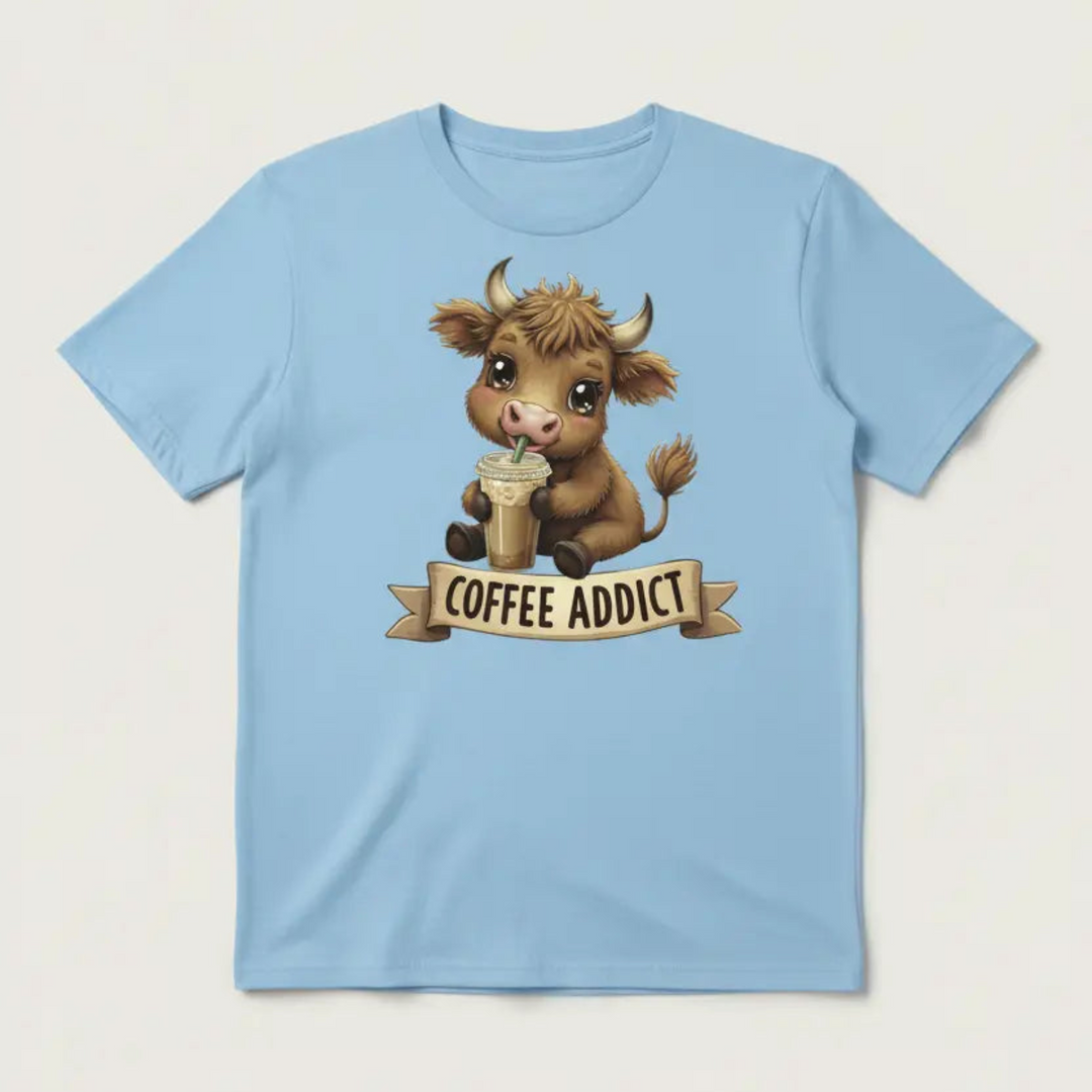 Light Blue T-Shirt Mockup