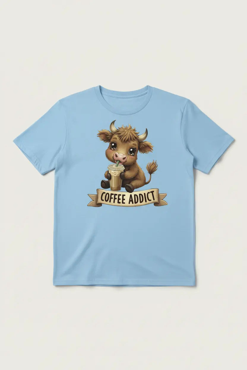 Light Blue T-Shirt Mockup