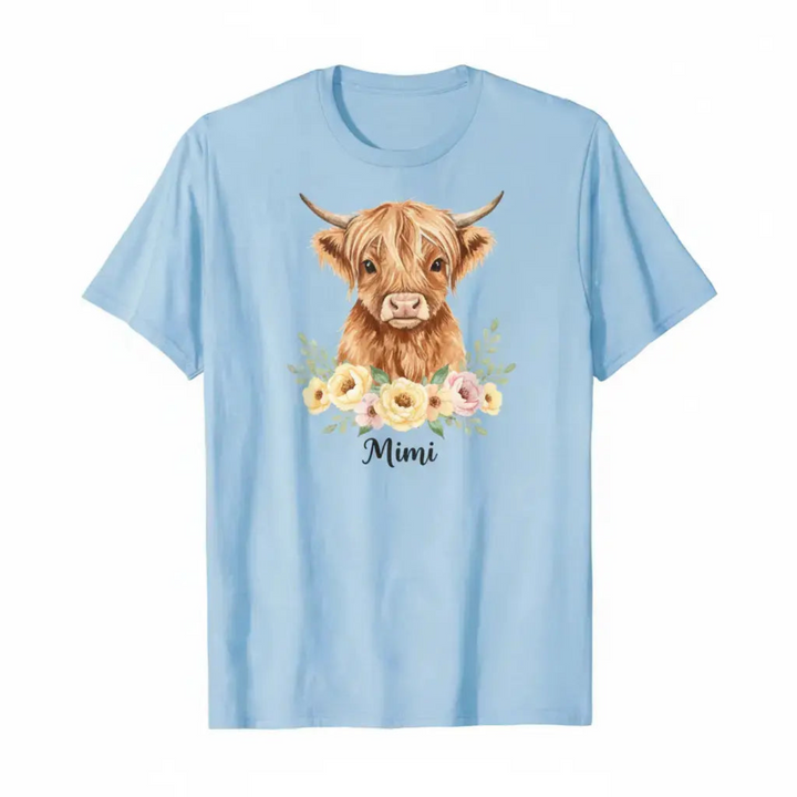 Light Blue T-shirt with Mimi design