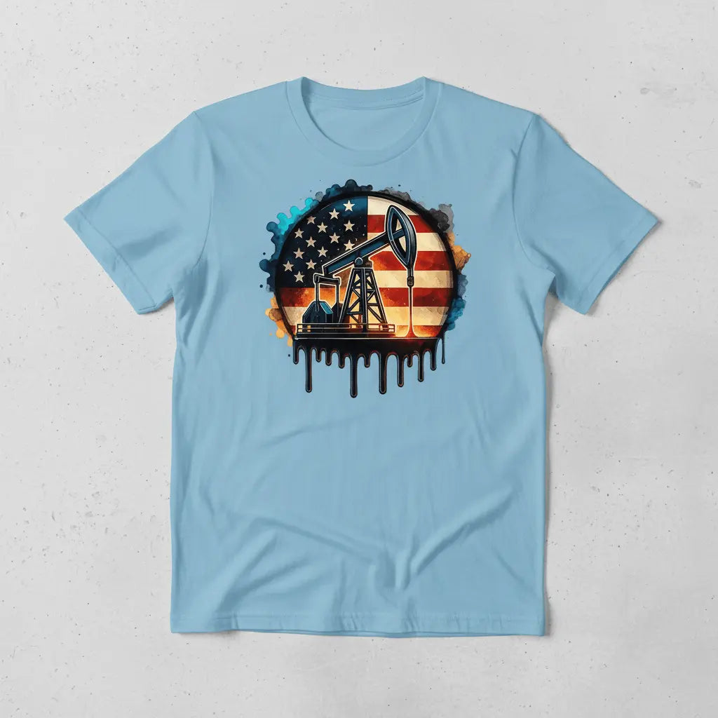 Light Blue Tee Mockup