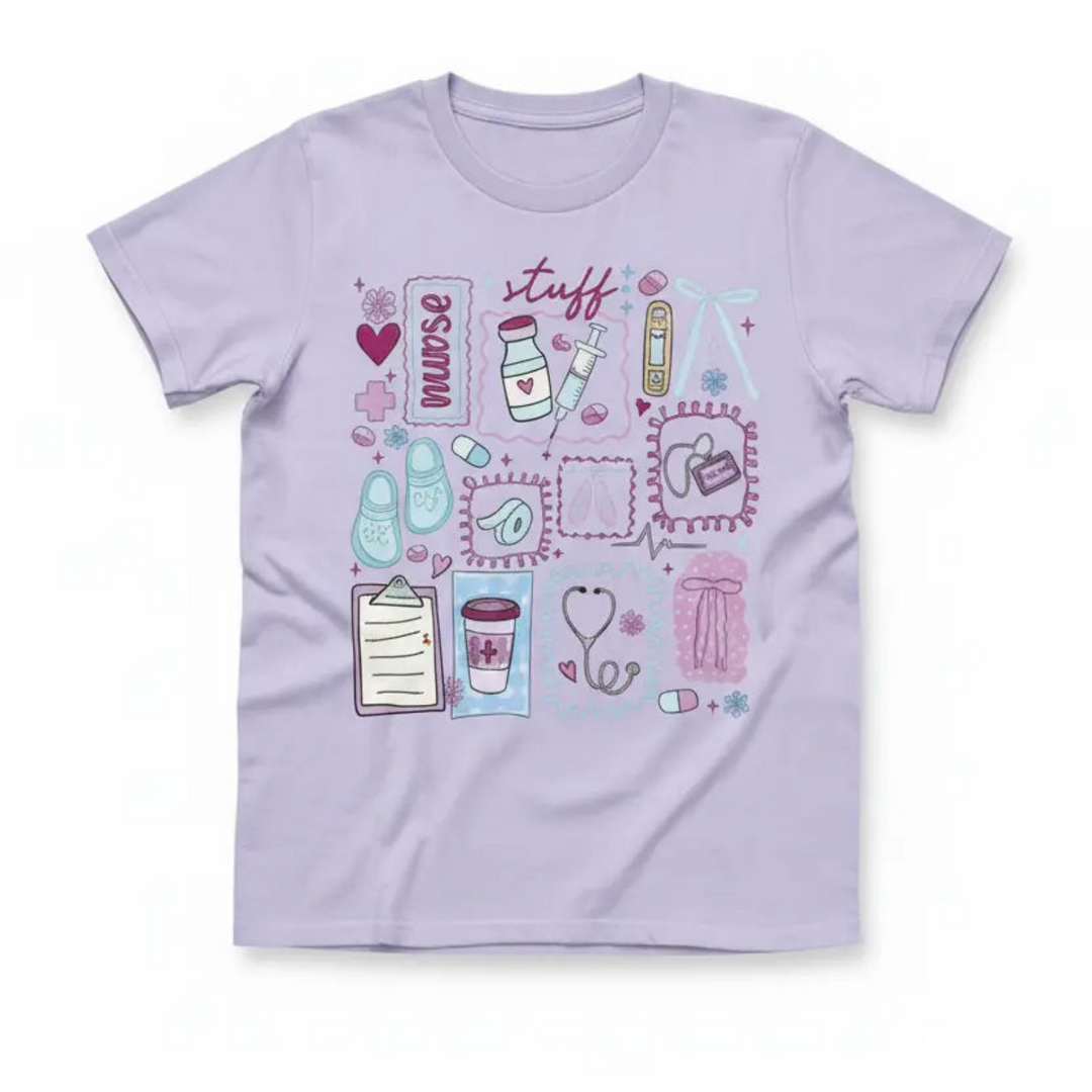 Light Purple Nurse Tee