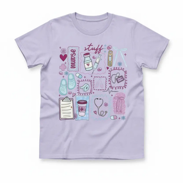 Light Purple Nurse Tee