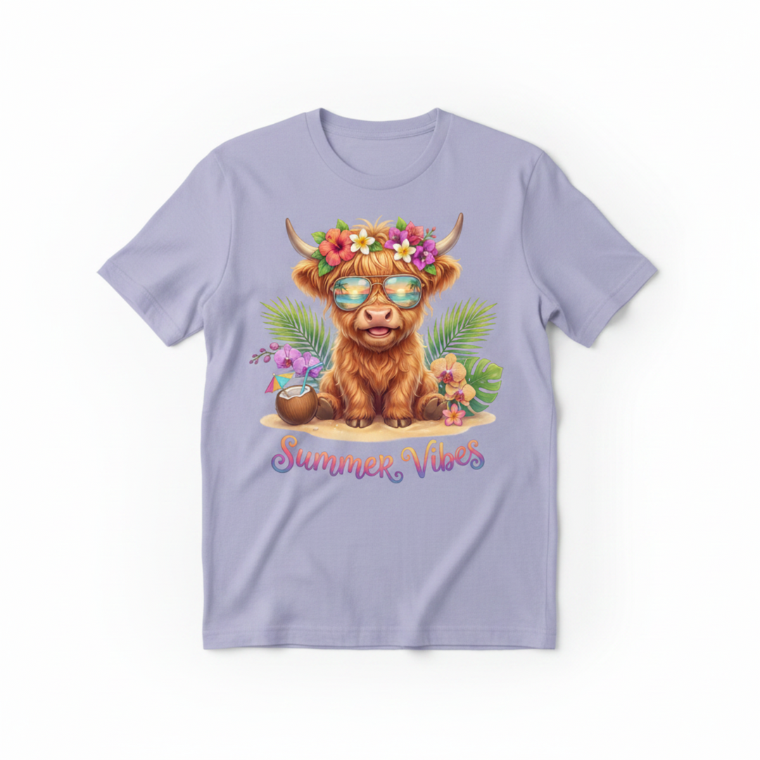 Light Purple T-Shirt Mockup