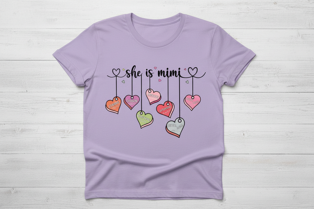 Light purple T-shirt mockup