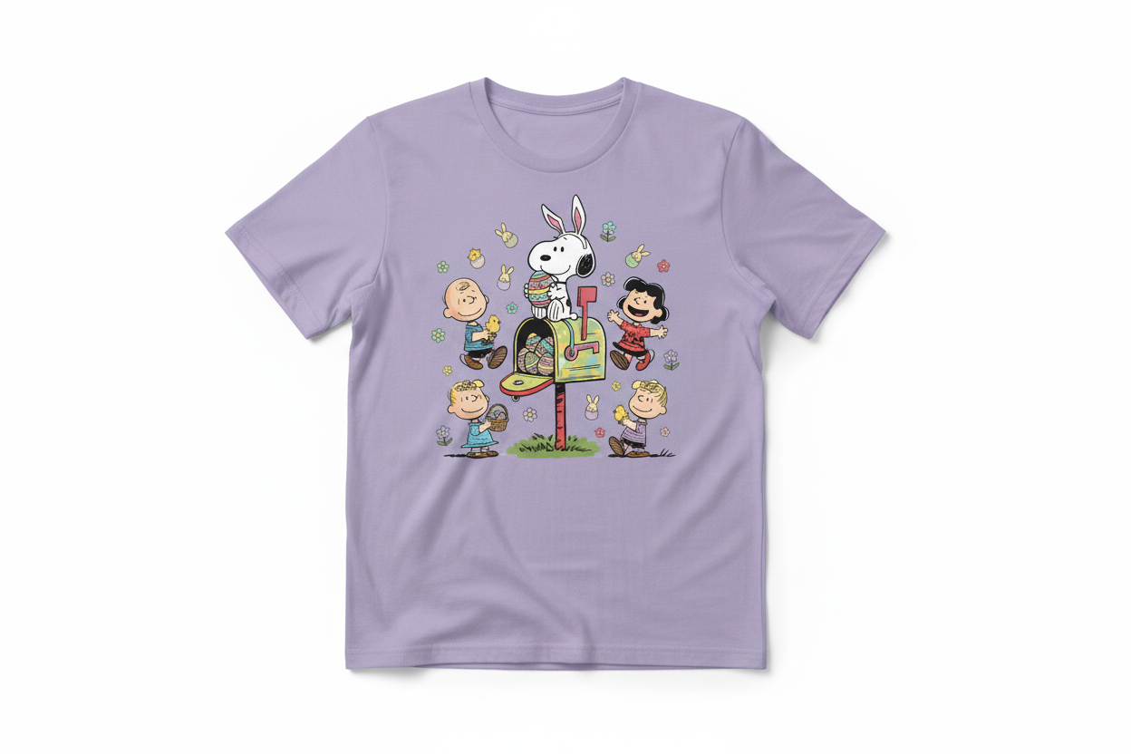 Light Purple T-Shirt Mockup