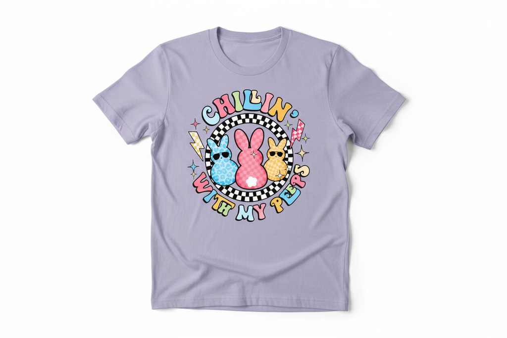 Light Purple T-Shirt Mockup