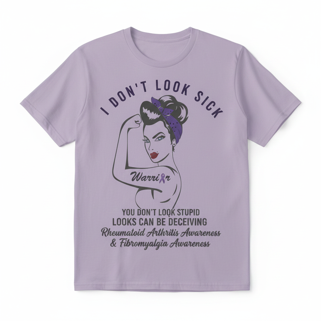Light Purple T-Shirt Mockup