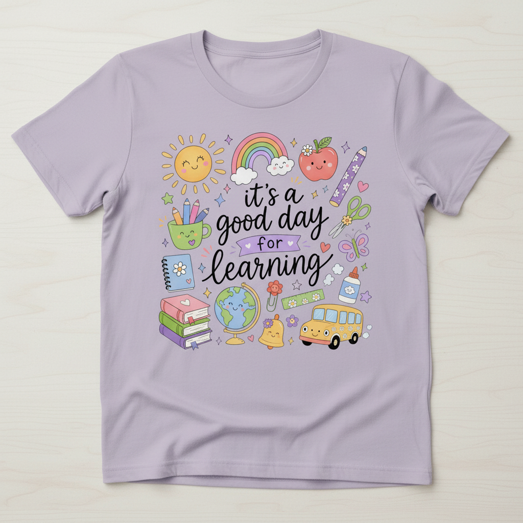 Light purple tee mockup