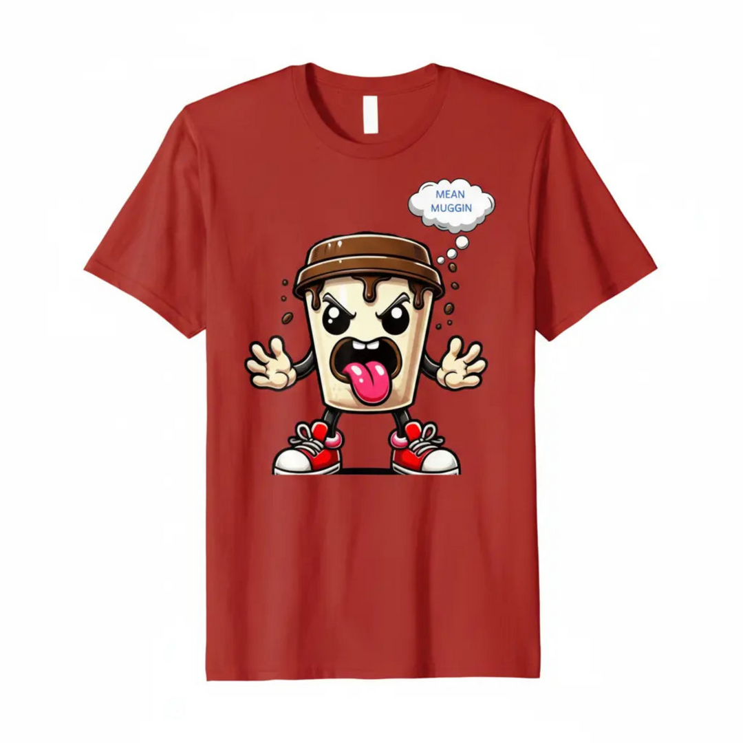 Mean Muggin T-Shirt- Red T-Shirt