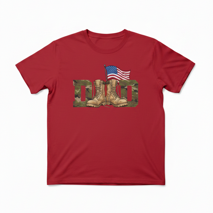 Military Dad Red Shirt