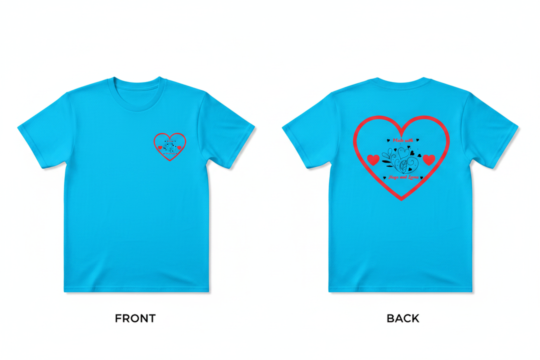MWHL Neon Blue Front and Back