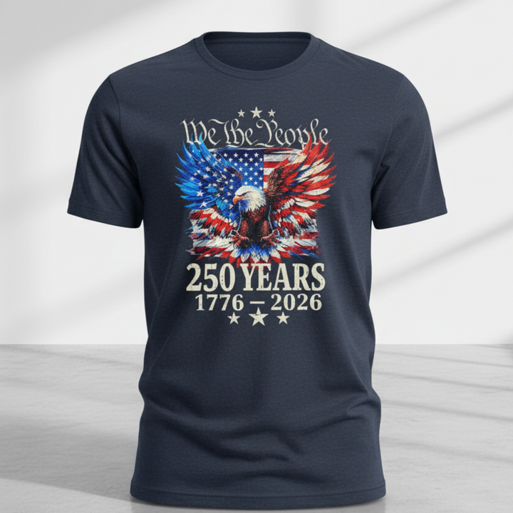 Navy Blue T-Shirt Mockup