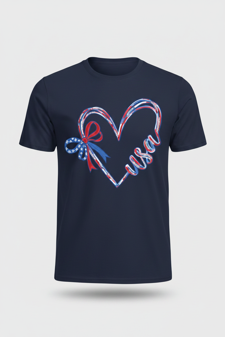 Navy Blue T-Shirt Mockup