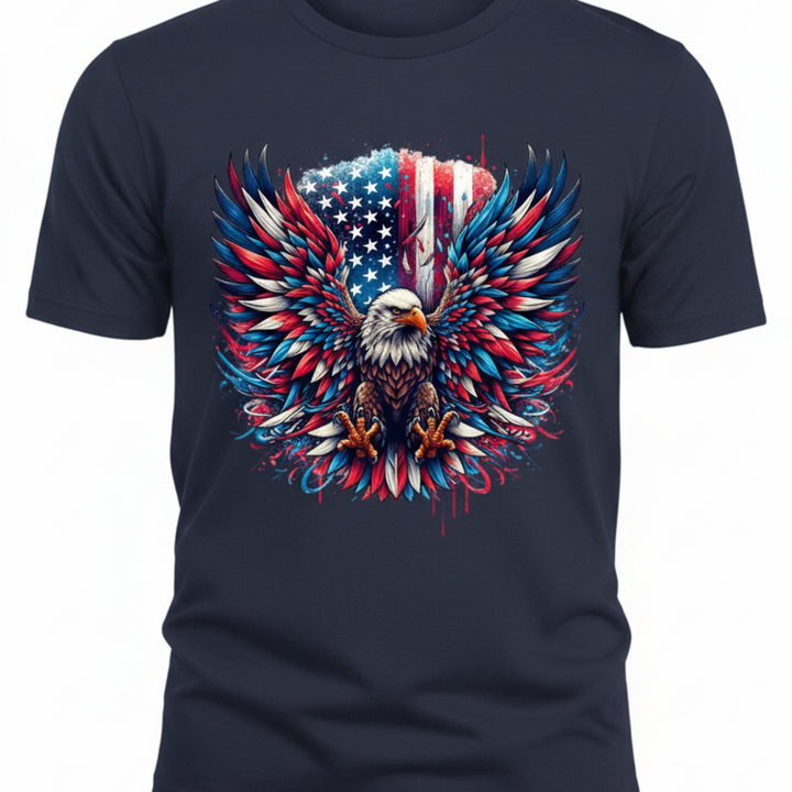 Navy Blue T-Shirt Mockup