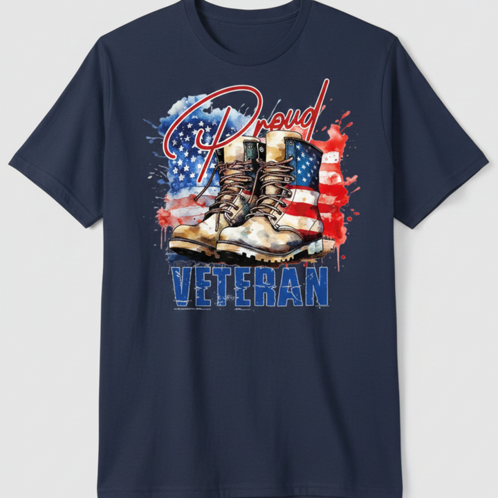Navy Blue T-Shirt Mockup