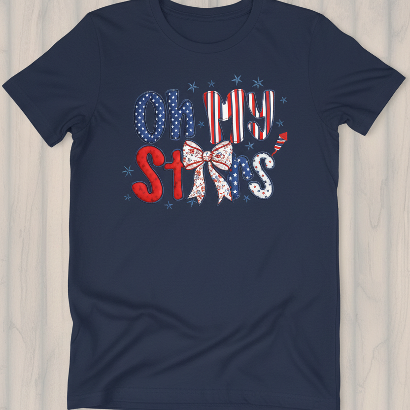 Navy Blue T-Shirt Mockup