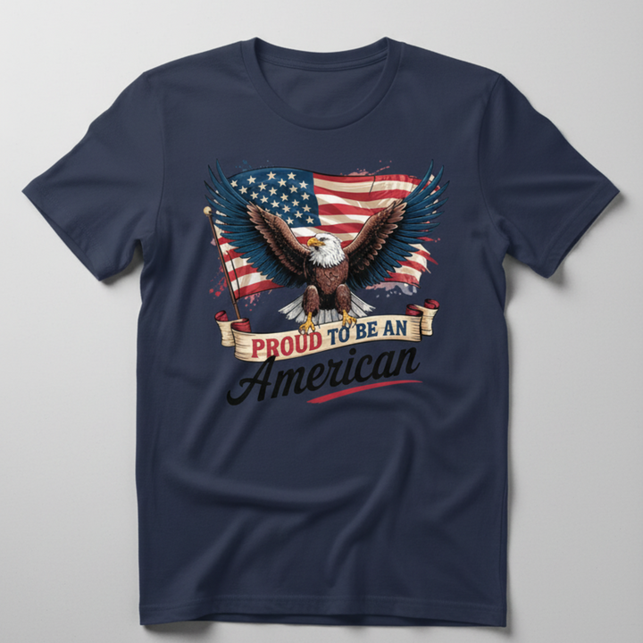 Navy Blue T-Shirt Mockup