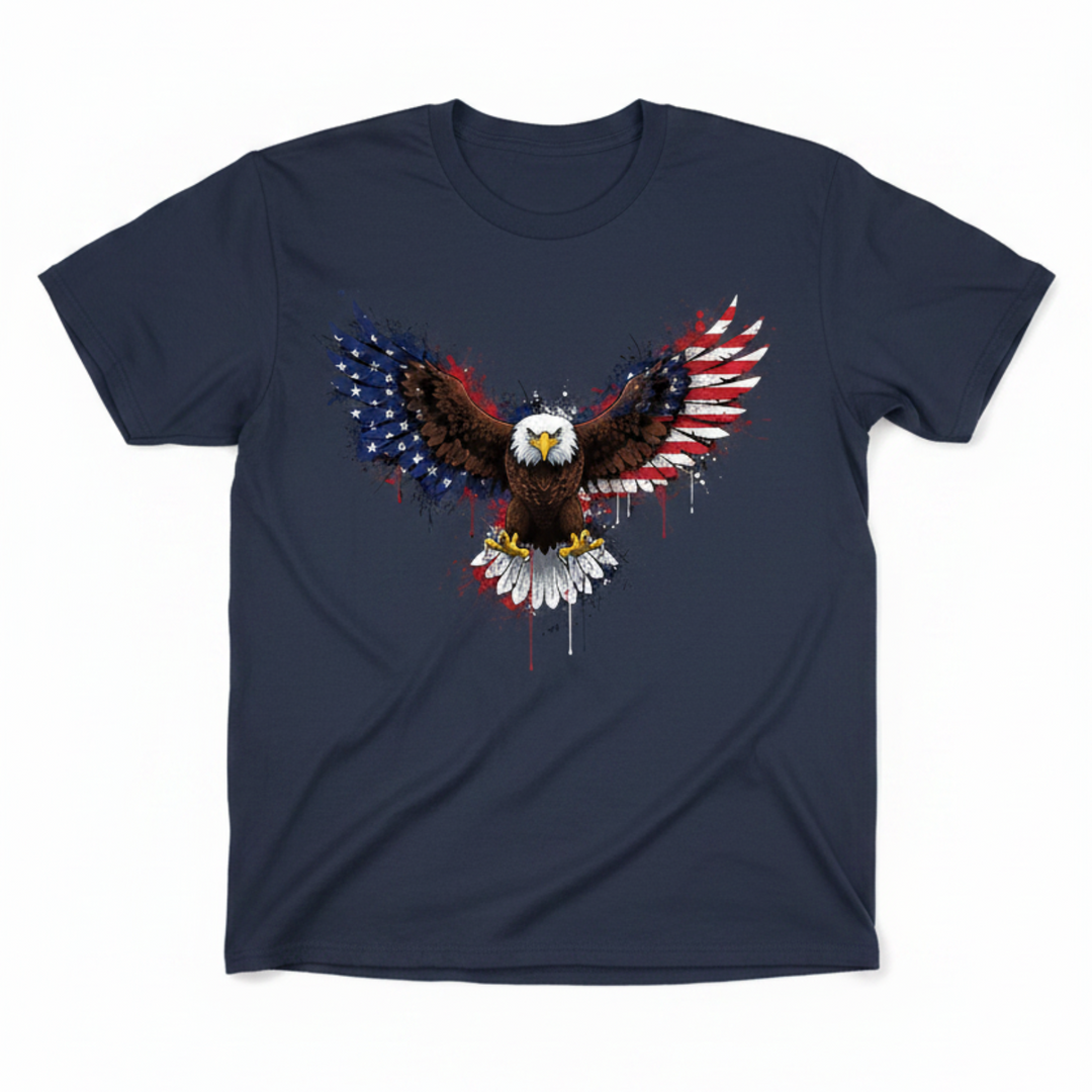 Navy T-shirt Mockup