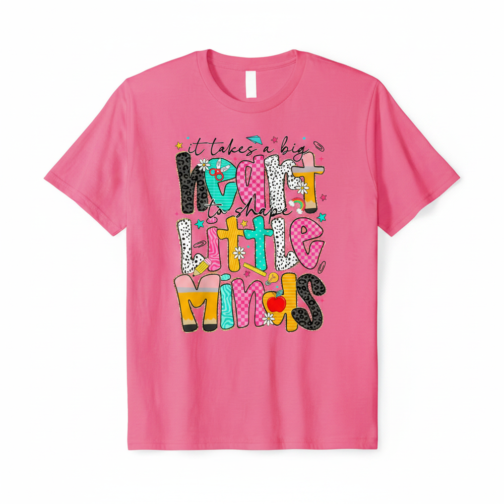 Neon Hot Pink T-Shirt Mockup